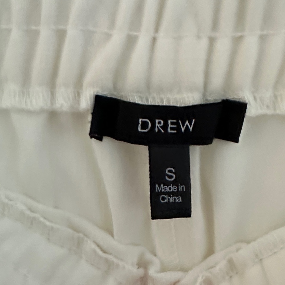 DREW Off-White Pull-On Wide Leg Pants - Picture 2 of 3